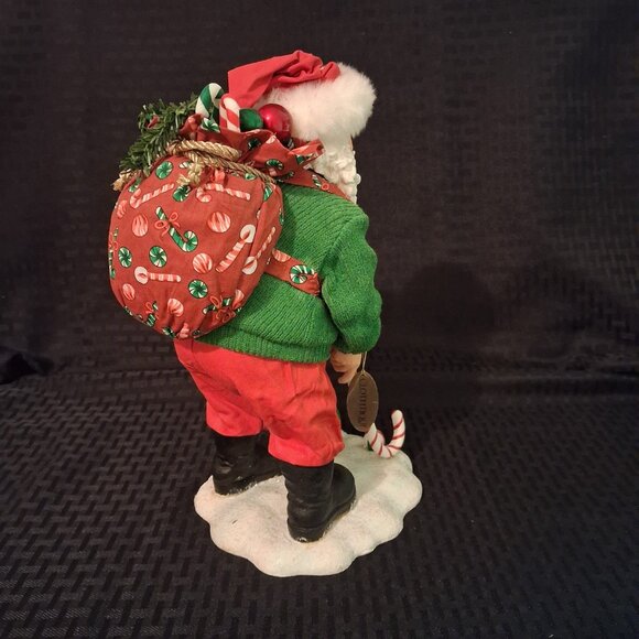 Clothtique Golfing Santa Sweet Putter Golf Figure XMAS Candy Cane Decor 2006 EUC - Picture 3 of 9